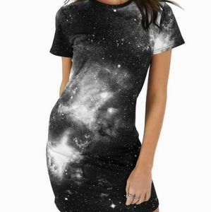 Blackmilk Galaxy Mono Tee Dress